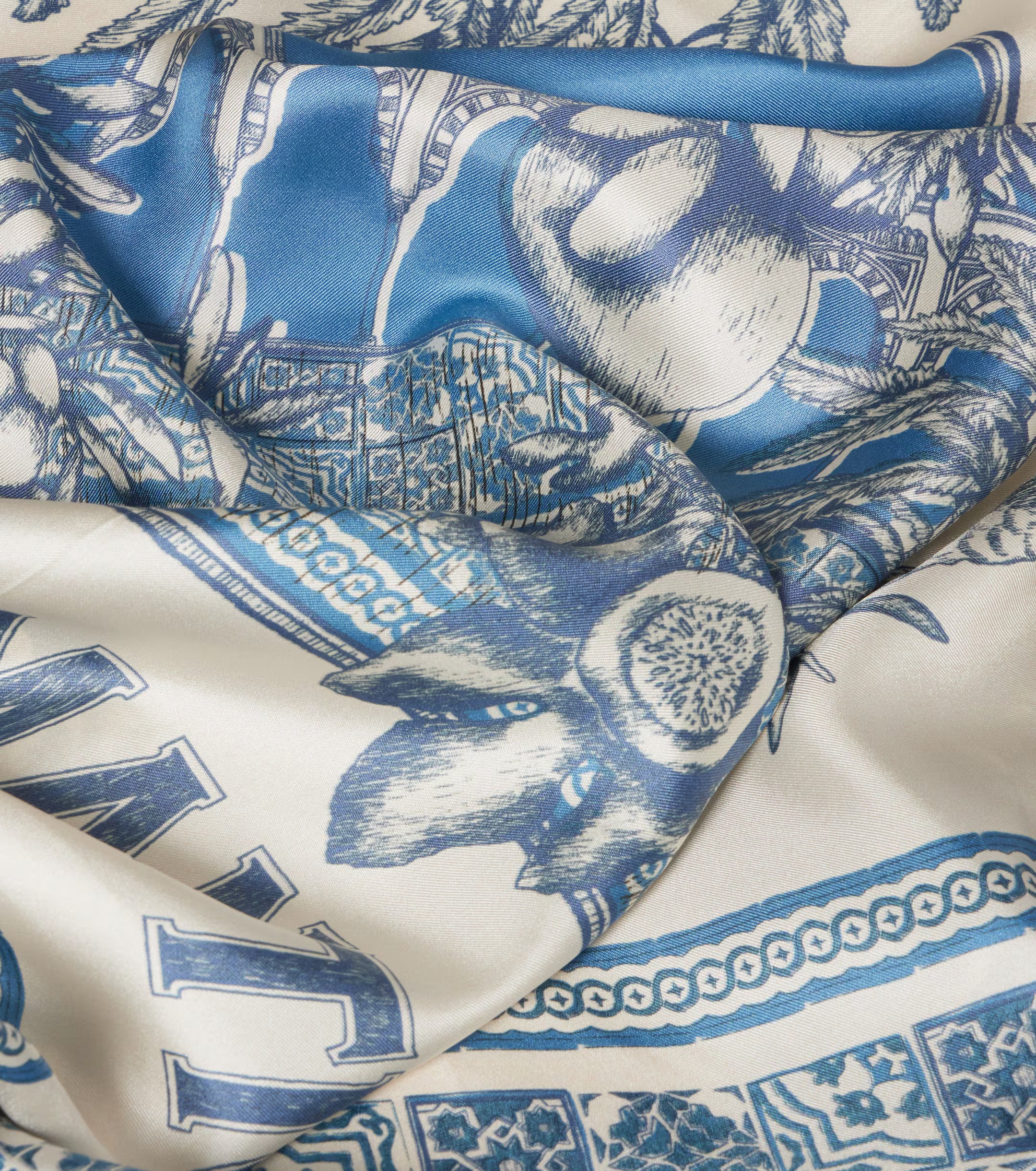 Villa Romantica silk scarf