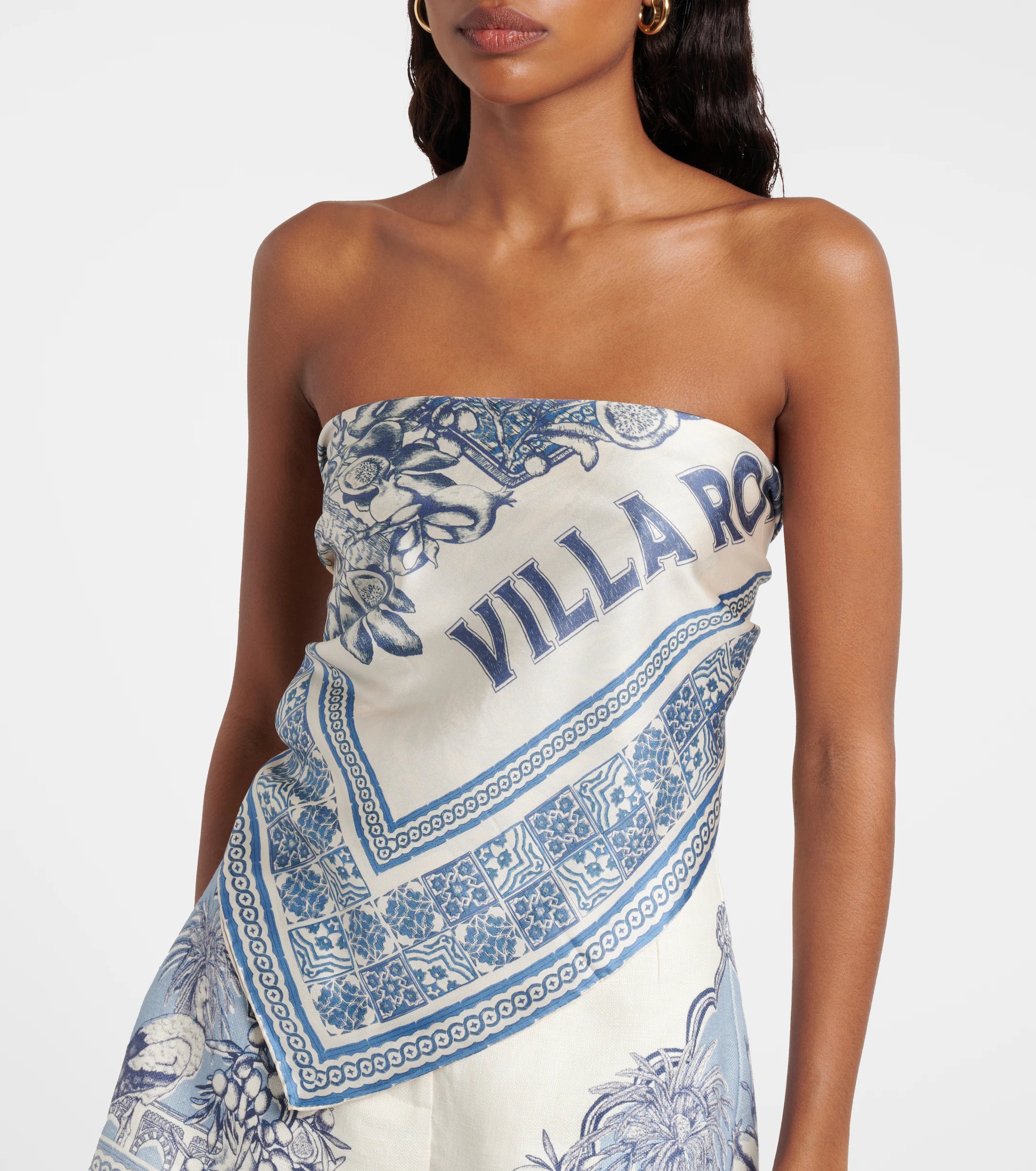 Villa Romantica silk scarf