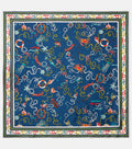 Printed silk twill scarf