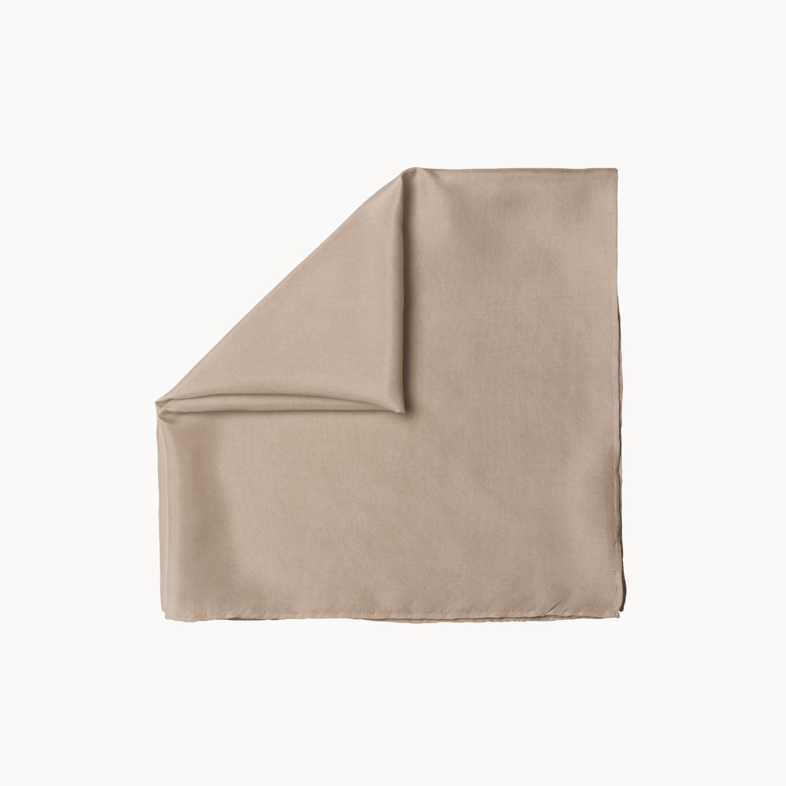 Beige Solid Head Scarf