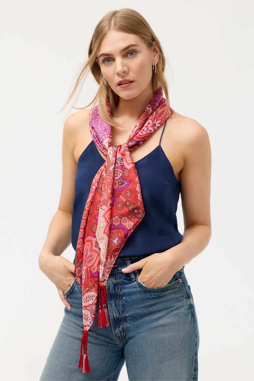 LANTANA SILK SCARF