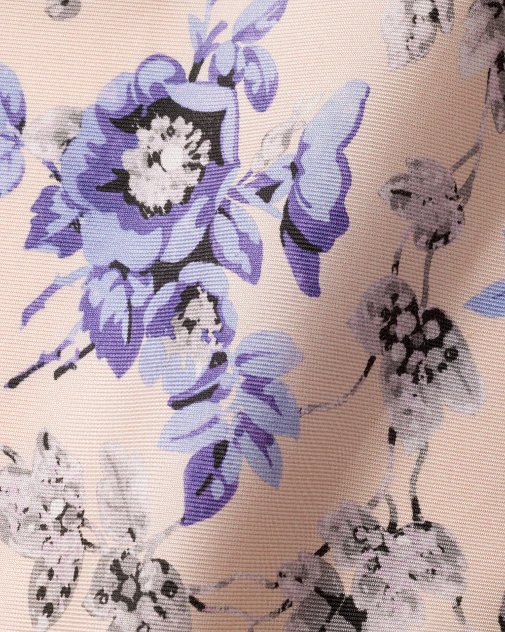 Printed silk twill scarf 55x55