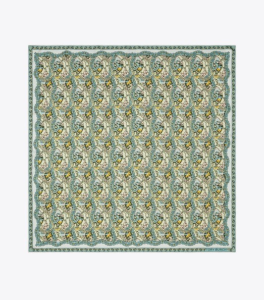 DREAM PAISLEY SILK SQUARE SCARF
