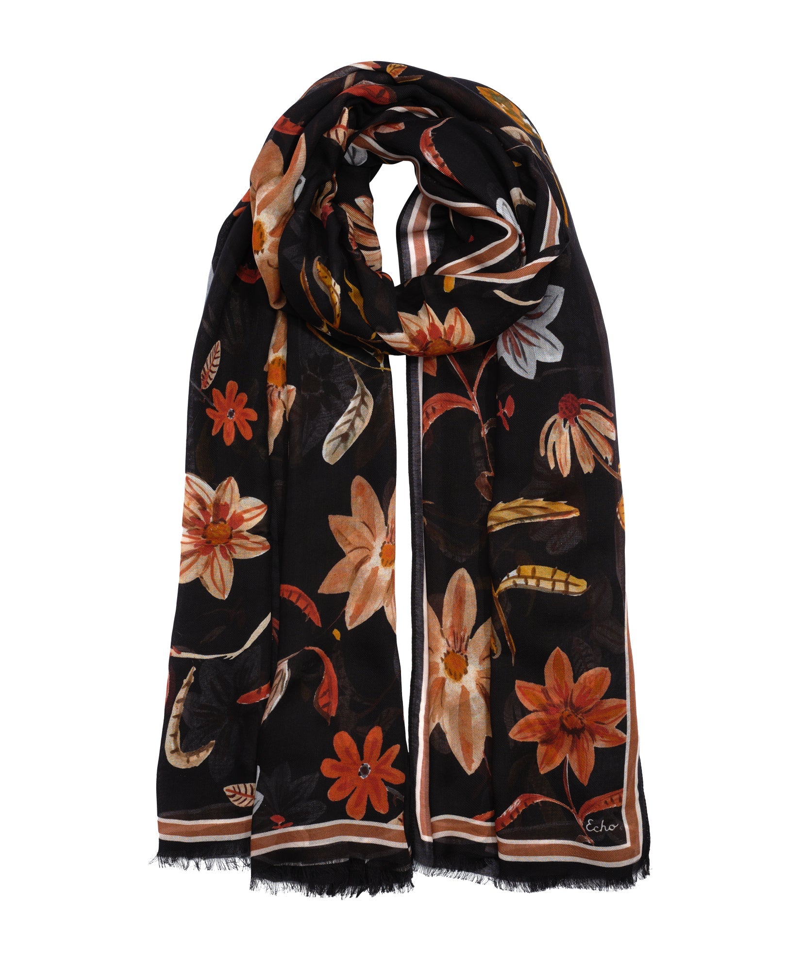 Autumn Floral Wrap